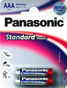 Элемент питания PANASONIC Everyday LR03 286 BL2 standart 218119 (цена за 1шт.)