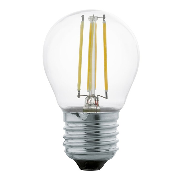 EGLO Лампа светодиодная филаментная G45, 4W (E27), 2700K, 350lm, прозрачный