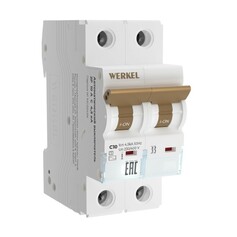 Werkel W902P104   Автоматический выключатель 2P  10 A  C  4,5 кА