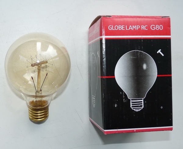 Лампа Arteva Home EDISON RL001 G80 E27 40W ретро