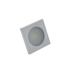 DENKIRS DK3013-AL Встраиваемый светильник влагозащ., IP 44, 50 Вт, GU10, серый, алюминий