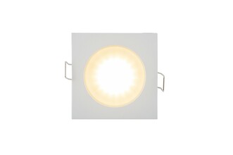 DENKIRS DK3014-WH Встраиваемый светильник влагозащ., IP 44, 50 Вт, GU10, белый, алюминий