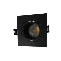 DENKIRS DK3071-BK Встраиваемый светильник, IP 20, 10 Вт, GU5.3, LED, черный черный, пластик