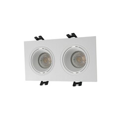 DENKIRS DK3072-WH Встраиваемый светильник, IP 20, 10 Вт, GU5.3, LED, белый белый, пластик