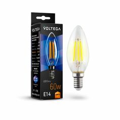 VOLTEGA 7019 VG10-C1E14warm6W-F Crystal Candle 6W 2800K E14