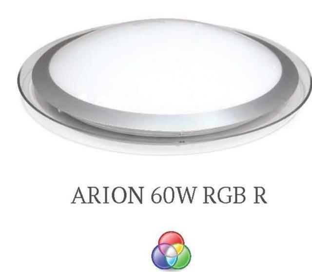 Светильник Estares накл.св д Arion RGB R 60W(4900lm) круг d535x68мм с пультом