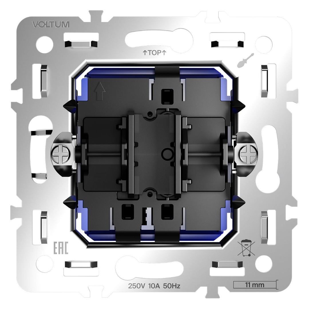 Voltum VLS0103M Механизм проходного переключателя одноклавишного 10А, S70