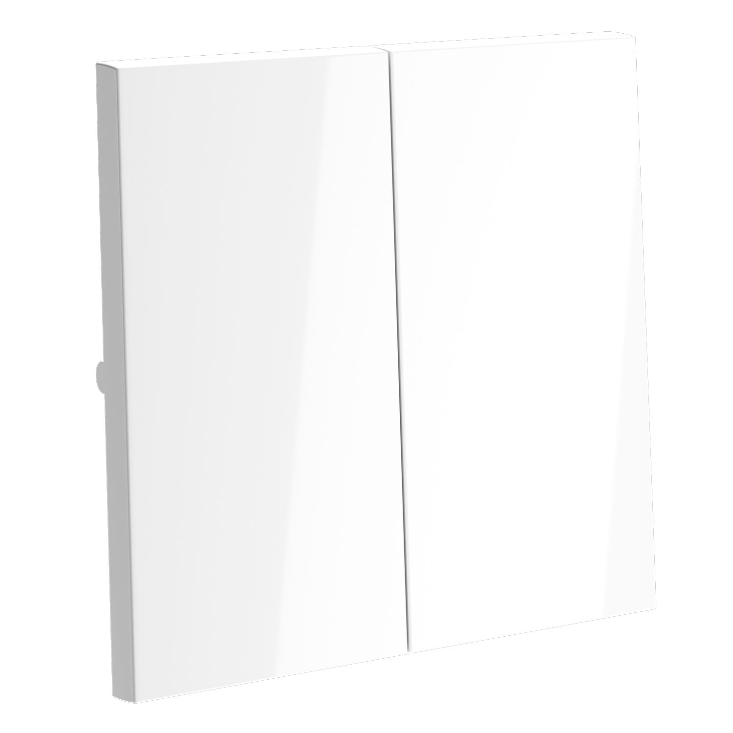 Voltum VLS000301 Клавиши для выключателя переключателя двухклавишного, S70 (белый глянцевый)