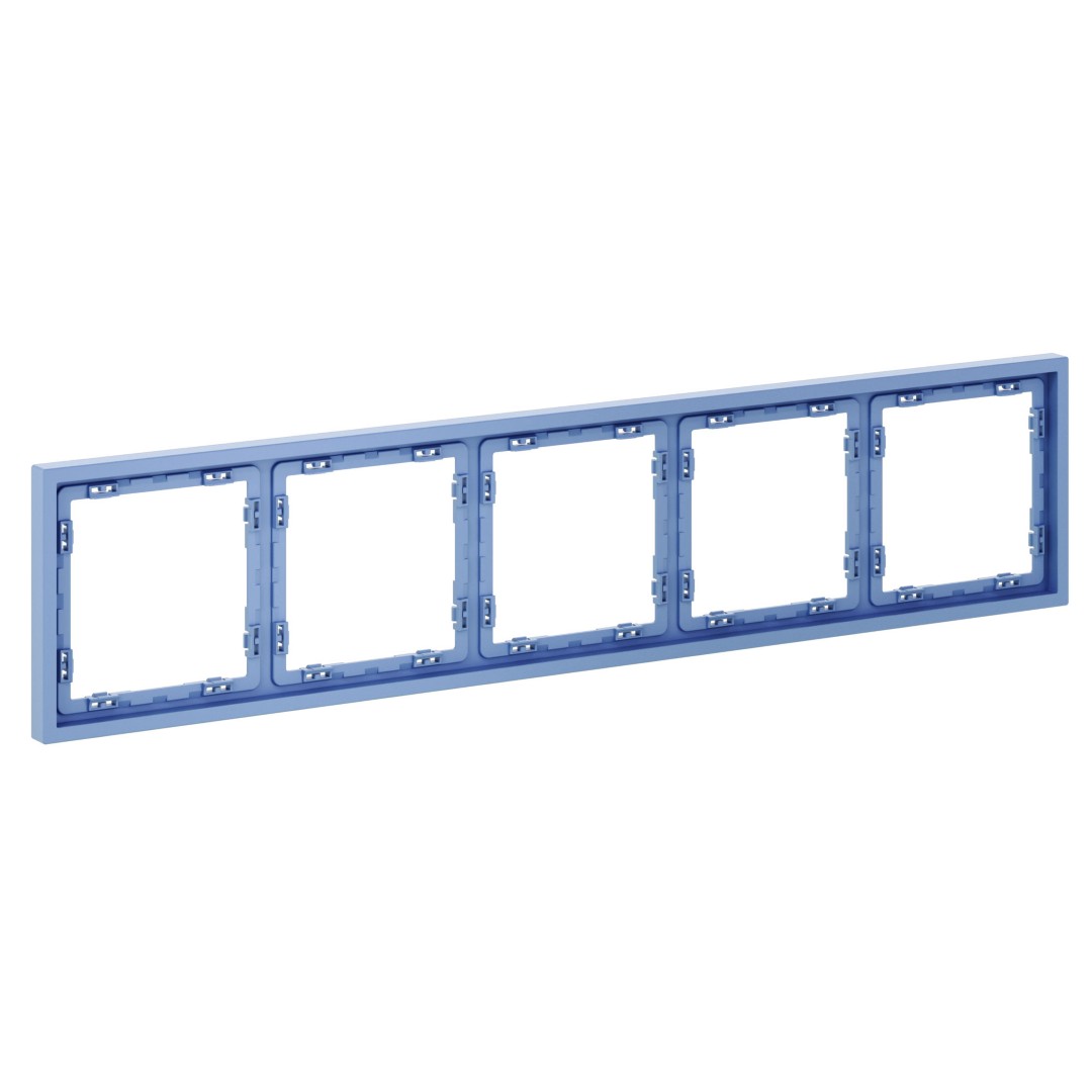 Voltum VLS100515 Рамка пластиковая VOLTUM S70 на 5 постов, (деним)