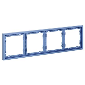 Voltum VLS100415 Рамка пластиковая VOLTUM S70 на 4 поста, (деним)