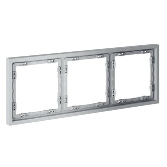 Voltum VLS100316 Рамка пластиковая VOLTUM S70 на 3 поста, (серый)