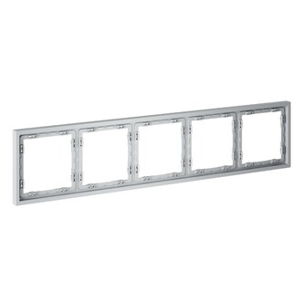 Voltum VLS100516 Рамка пластиковая VOLTUM S70 на 5 постов, (серый)