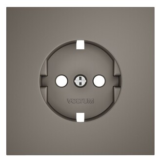 Voltum VLS000614 Накладка для розетки с заземлением, S70 (капучино)