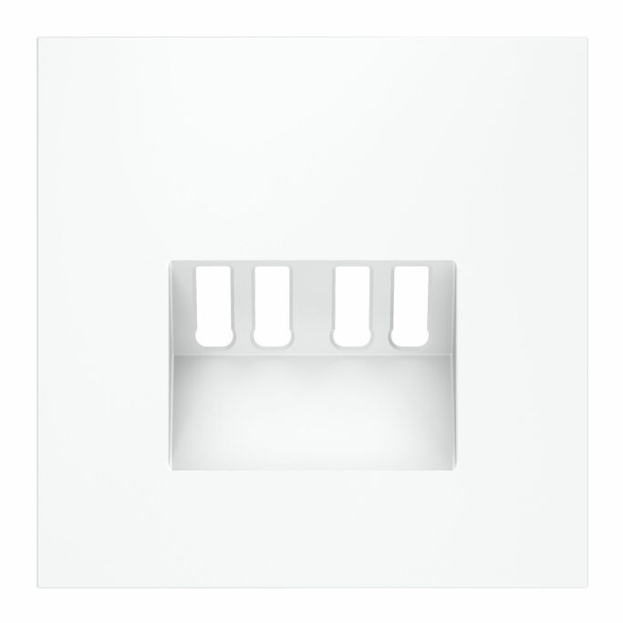 Voltum VLS001502 Накладка для розетки акустической 4-местной , S70 (белый матовый)