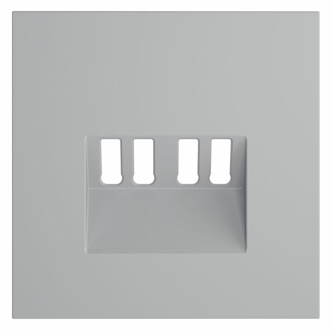 Voltum VLS001516 Накладка для розетки акустической 4-местной , S70 (серый)