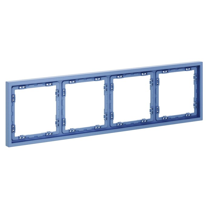 Voltum VLS100415 Рамка пластиковая VOLTUM S70 на 4 поста, (деним)