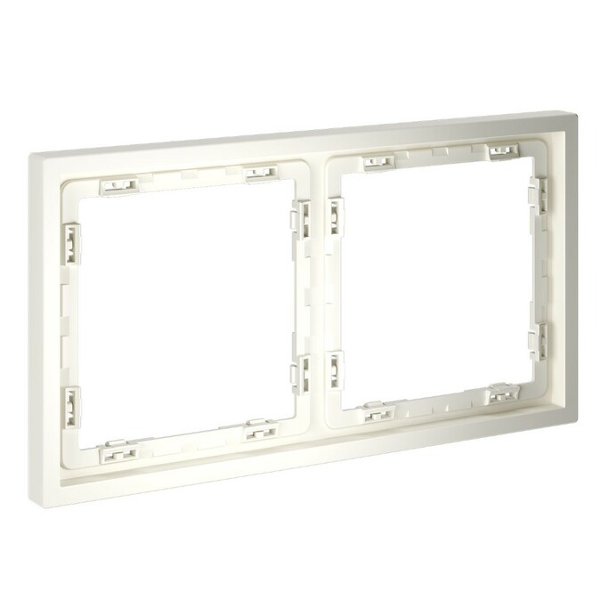Voltum VLS100213 Рамка пластиковая VOLTUM S70 на 2 пост, (хлопок)