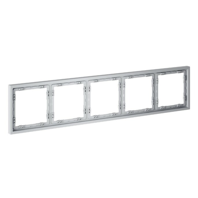 Voltum VLS100516 Рамка пластиковая VOLTUM S70 на 5 постов, (серый)