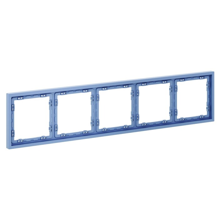 Voltum VLS100515 Рамка пластиковая VOLTUM S70 на 5 постов, (деним)