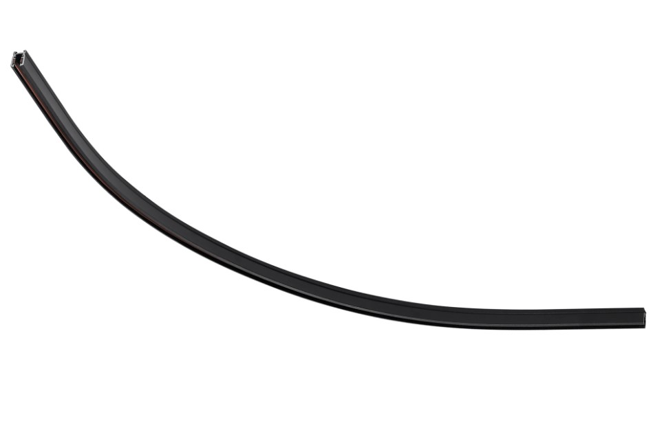 LIGHTSTAR 506047 Трек 24V двухконтактный однофазный дуговой LINEA ЧЕРНЫЙ