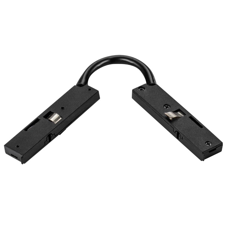 LIGHTSTAR 506157 Соединитель трековый однофазный 24V регулируемый гибкий LINEA ЧЕРНЫЙ