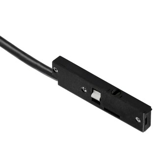 LIGHTSTAR 506117 Питание боковое 24V трековое однофазное LINEA ЧЕРНЫЙ