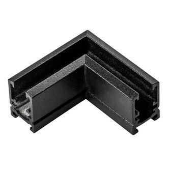 LIGHTSTAR 506127 Соединитель L-образный горизонтальный LINEA ЧЕРНЫЙ