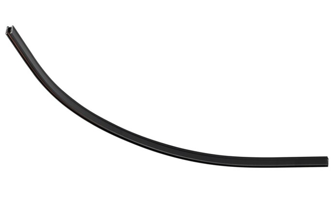 LIGHTSTAR 506047 Трек 24V двухконтактный однофазный дуговой LINEA ЧЕРНЫЙ