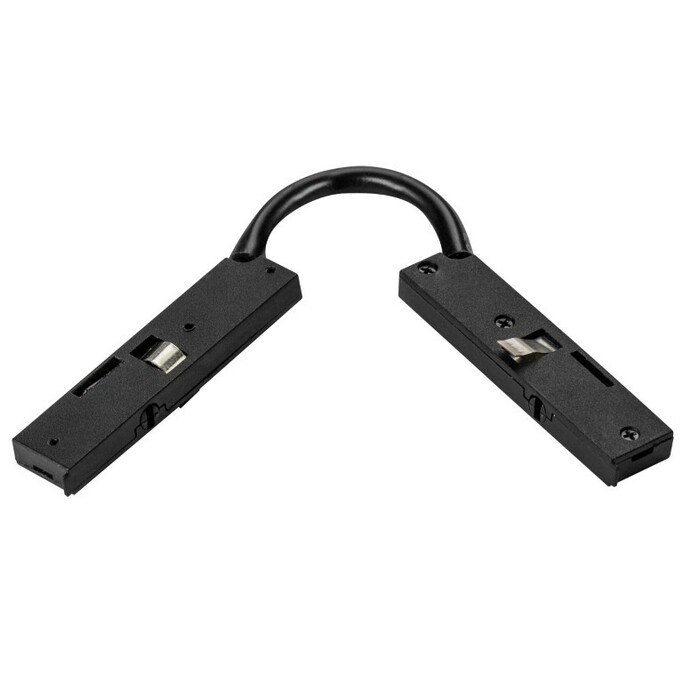 LIGHTSTAR 506157 Соединитель трековый однофазный 24V регулируемый гибкий LINEA ЧЕРНЫЙ