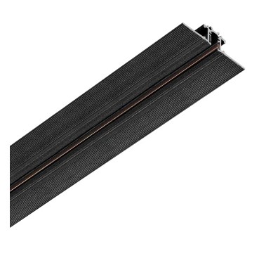 LIGHTSTAR 506227 Трек 24V двухконтактный однофазный встраиваемый LINEA 2м ЧЕРНЫЙ