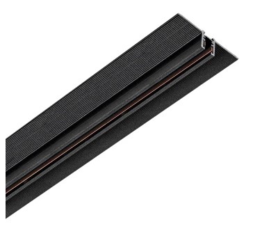 LIGHTSTAR 506317 Трек 24V двухконтактный однофазный встраиваемый LINEA 1м ЧЕРНЫЙ