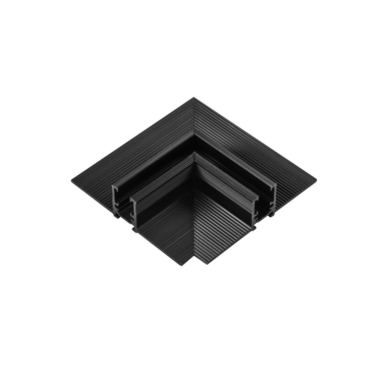 LIGHTSTAR 506337 Соединитель L-образный горизонтальный LINEA ЧЕРНЫЙ