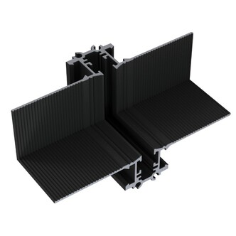 LIGHTSTAR 506257 Соединитель L-образный вертикальный внутренний LINEA ЧЕРНЫЙ