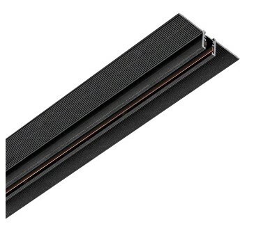 LIGHTSTAR 506317 Трек 24V двухконтактный однофазный встраиваемый LINEA 1м ЧЕРНЫЙ