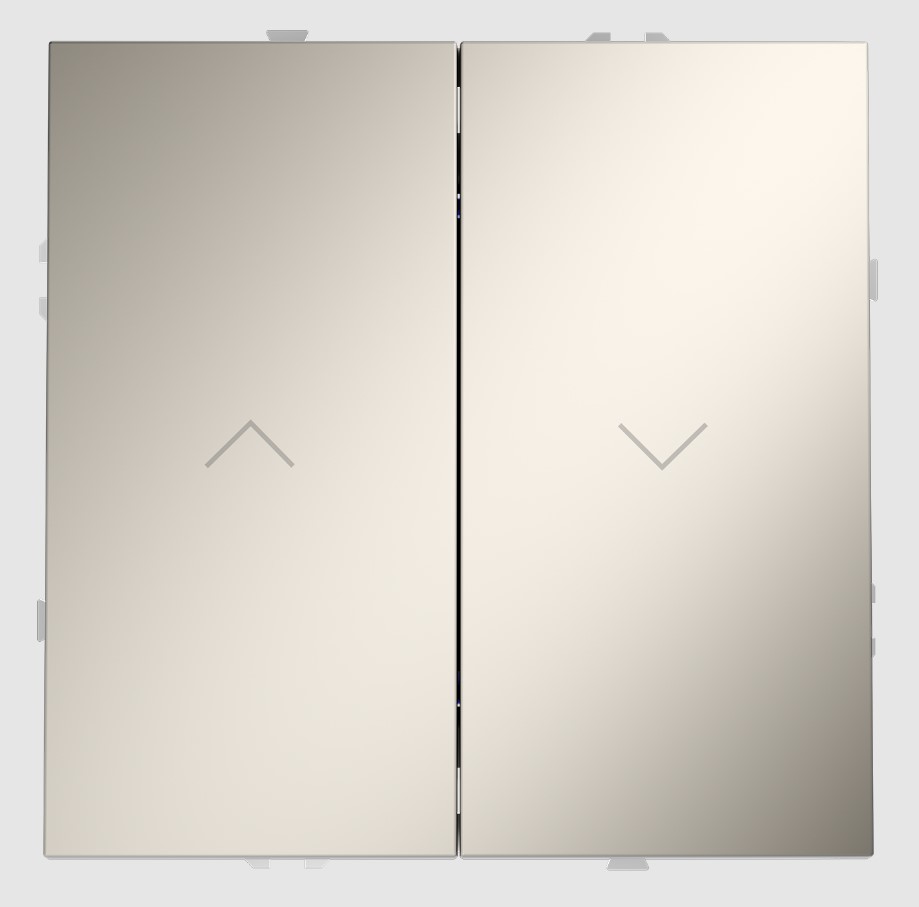 Voltum Выключатель встраиваемый VOLTUM S70 для жалюзи 10А, (кашемир) VLS020703