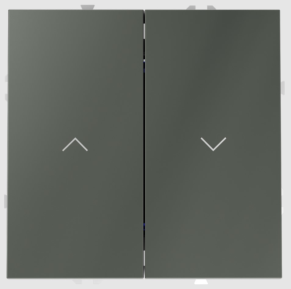 Voltum Выключатель встраиваемый VOLTUM S70 для жалюзи 10А, (титан) VLS020706