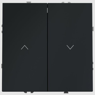 Voltum Выключатель встраиваемый VOLTUM S70 для жалюзи 10А, (графит) VLS020707