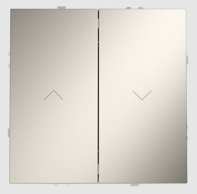 Voltum Выключатель встраиваемый VOLTUM S70 для жалюзи 10А, (кашемир) VLS020703