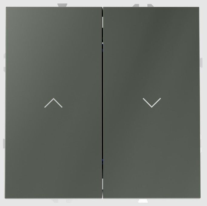 Voltum Выключатель встраиваемый VOLTUM S70 для жалюзи 10А, (титан) VLS020706