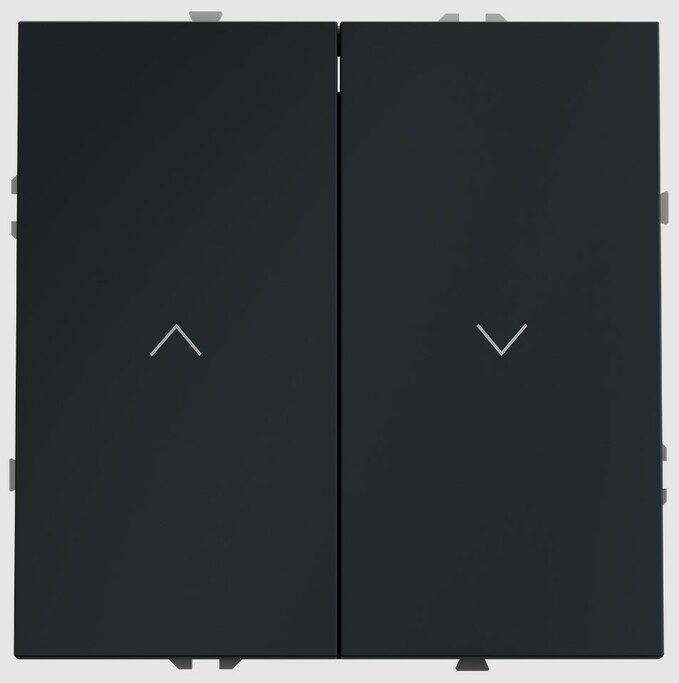 Voltum Выключатель встраиваемый VOLTUM S70 для жалюзи 10А, (графит) VLS020707