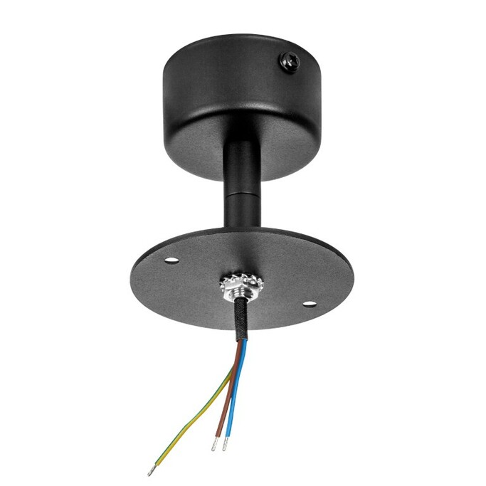 LIGHTSTAR 590107 Потолочное крепление RULLO для светильников 213487 GX53 21648x (D80) ЧЕРНЫЙ