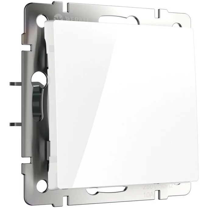 Werkel WL01-SW-1G-C   Перекрестный переключатель одноклавишный (белый)