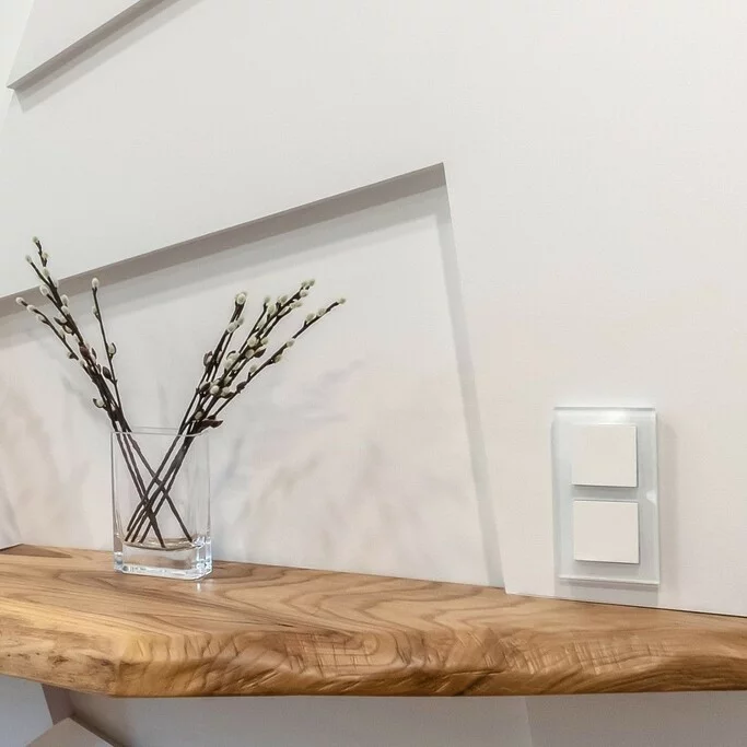 Werkel WL01-SW-1G-C   Перекрестный переключатель одноклавишный (белый)