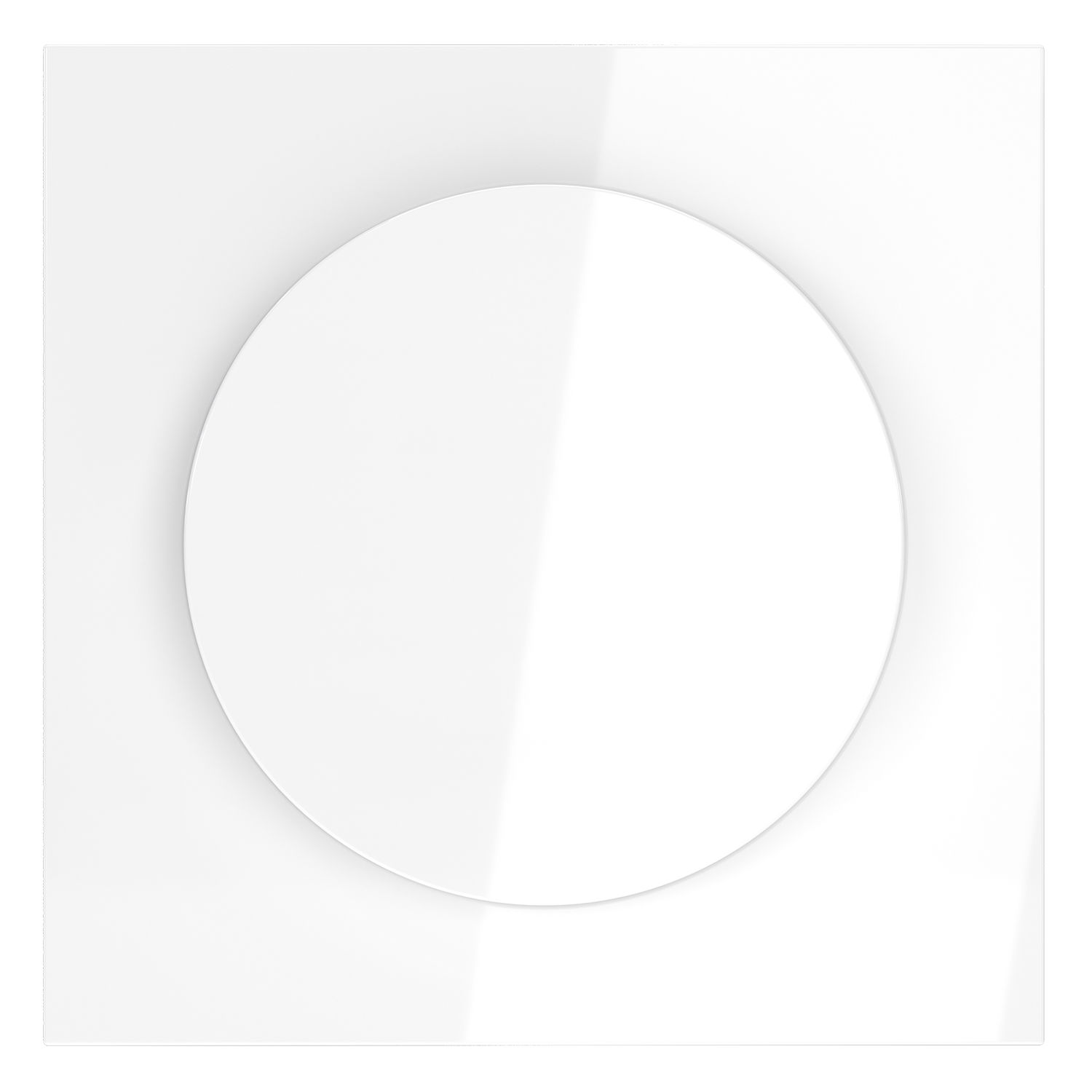 Voltum VLS002001 Накладка для светорегулятора поворотно-нажимного, S70 (белый глянцевый)