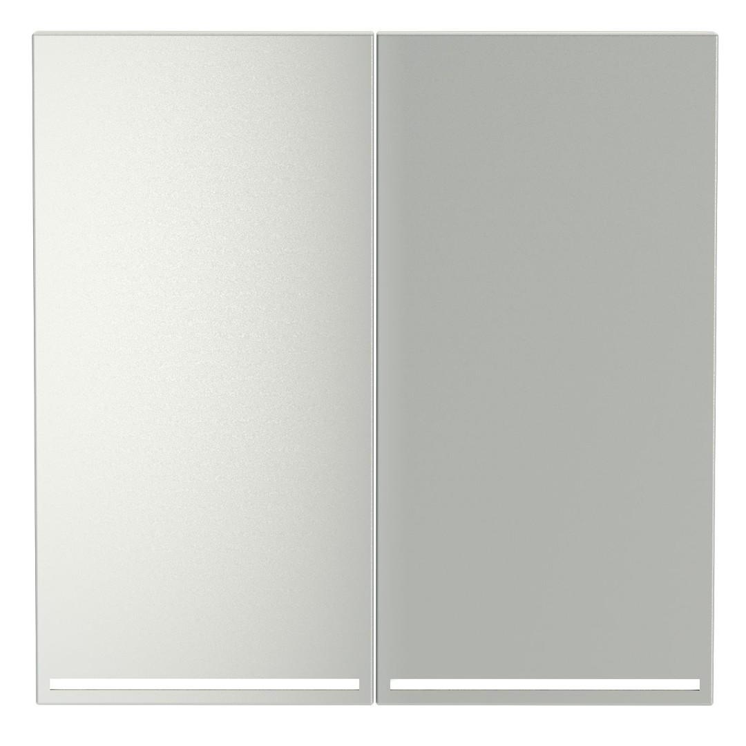 Voltum VLS000405 Клавиши для выключателя переключателя двухклавишного с подсветкой, S70 (сталь)