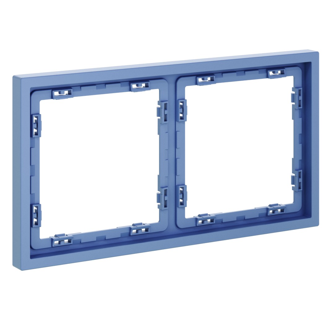 Voltum VLS100215 Рамка пластиковая VOLTUM S70 на 2 поста, (деним)