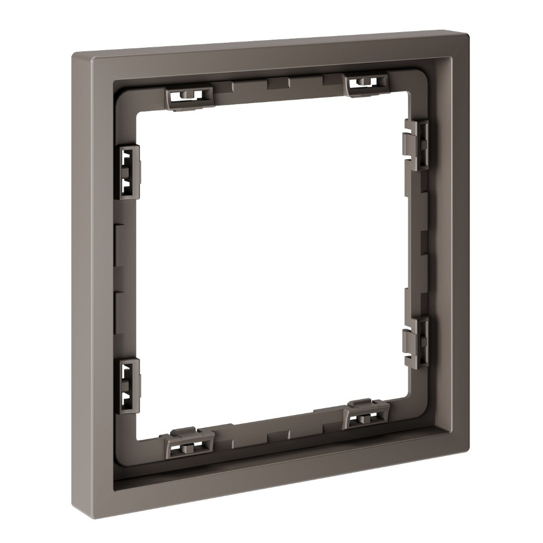 Voltum VLS100114 Рамка пластиковая VOLTUM S70 на 1 пост, (капучино)