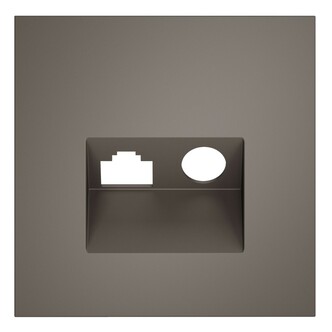 Voltum VLS002714 Накладка для розетки TV+RJ45 кат. 6, S70 (капучино)