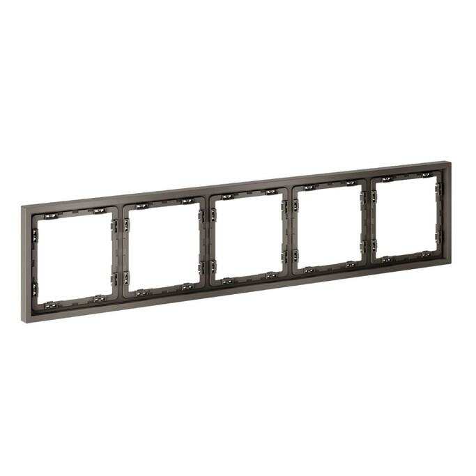 Voltum VLS100514 Рамка пластиковая VOLTUM S70 на 5 пост, (капучино)