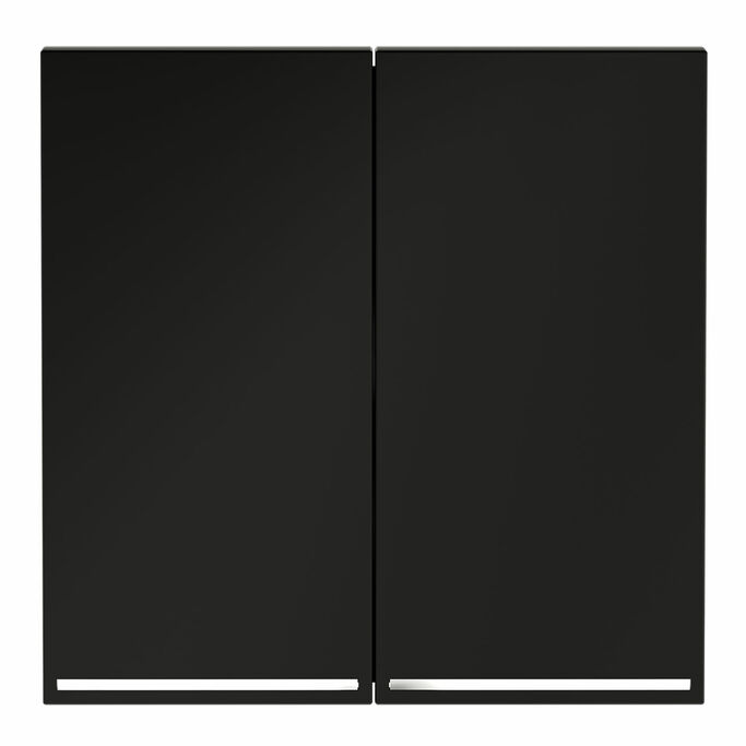 Voltum VLS000408 Клавиши для выключателя переключателя двухклавишного с подсветкой, S70 (черный мато